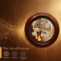 Eyun Chinese 3D Jade Carving Gourd Fu Character Wall Art